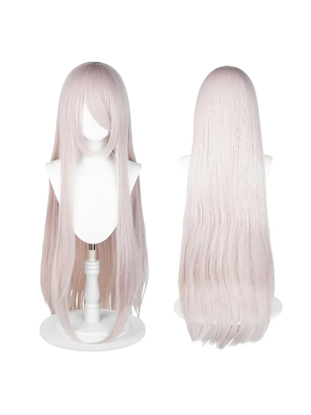 Women's Light Pastel Pink 100 Cm Heat Resistant Universal Straight Costume Wigs